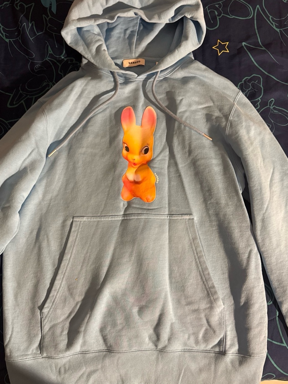 Sandro Light Blue Hoodie